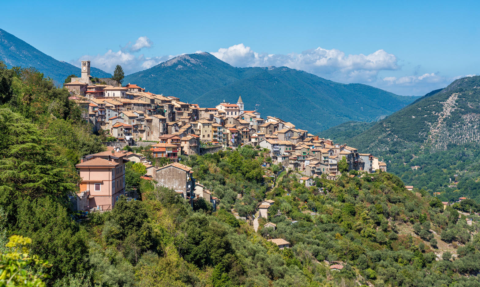 Carpineto Romano visto dalle colline